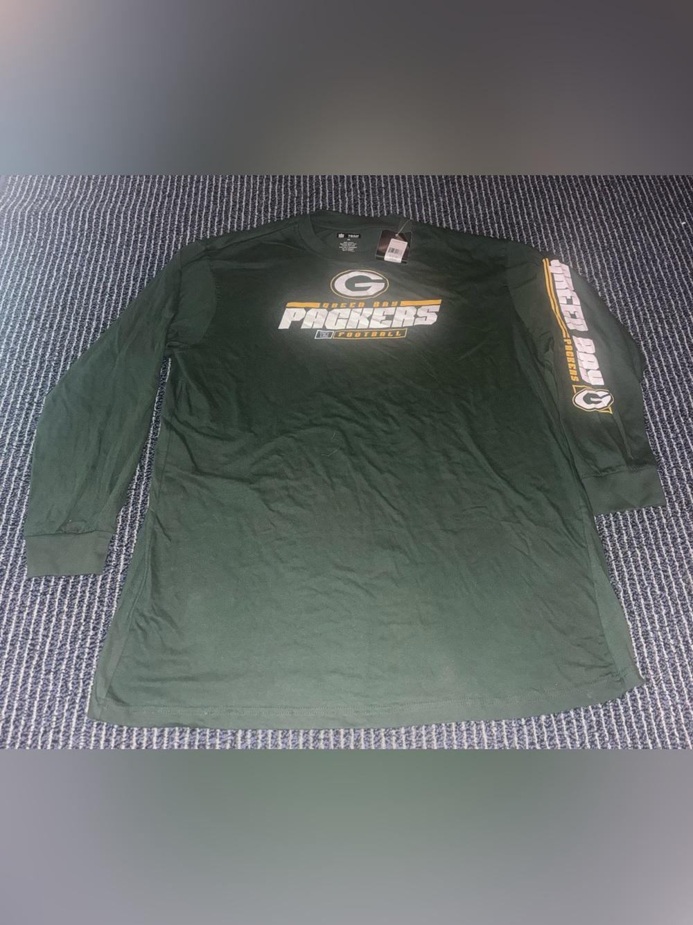 NWT Green Bay Packers Long Sleeve Shirt Mens 4XL NFL Apparel